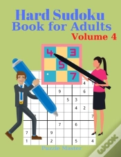 Capa do artigo Hard Sudoku Book For Adults Volume 4 - Large Print Sudoku Puzzles With Solutions For Advanced Players