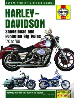 Capa do artigo Harley-Davidson Shovelhead & Evolution Big Twins (70-99) Haynes Repair Manual