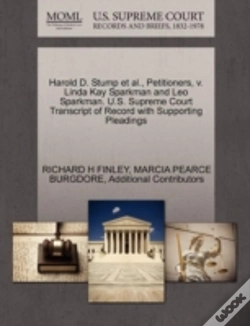 Capa do artigo Harold D. Stump Et Al., Petitioners, V. Linda Kay Sparkman And Leo Sparkman. U.S. Supreme Court Transcript Of Record With Supporting Pleadings