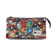 Capa do artigo Harry Potter Accio Estojo Triplo HS, Multicolorido