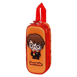Capa do artigo Harry Potter Bobblehead Estojo Duplo 3D, Laranja