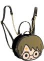 Harry Potter Chibi Backpack Face, Brown - Preview