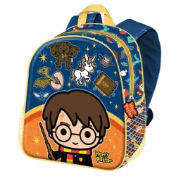 Capa do artigo Harry Potter Crest Mochila 3D Pequena, Laranja