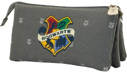 Capa do artigo Harry Potter Greyly Estojo Triplo HS, Cinza
