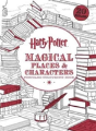 Harry Potter Magical Places & Characters Postcard Colouring Book - Preview