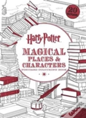 Harry Potter Magical Places & Characters Postcard Colouring Book