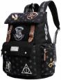 Harry Potter Patches Mochila Old, Preta - Preview