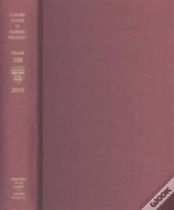 Capa do artigo Harvard Studies In Classical Philology, Volume 108