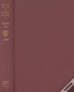 Capa do artigo Harvard Studies In Classical Philology, Volume 98
