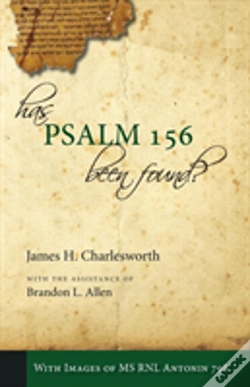 Capa do artigo Has Psalm 156 Been Found?