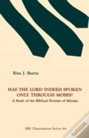 Capa do artigo Has The Lord Indeed Spoken Only Through Moses?