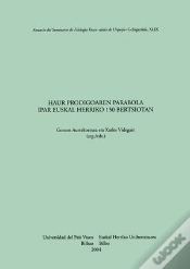 Capa do artigo Haur Prodigoaren Parabola Ipar Euskal Herriko 150 Bertsiotan