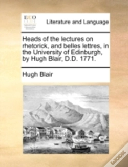 Capa do artigo Heads Of The Lectures On Rhetorick, And