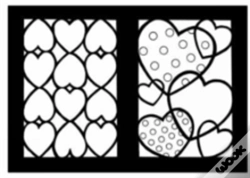 Capa do artigo Hearts Stained Glass Coloring Book