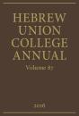 Hebrew Union College Annual Volume 87 - Preview
