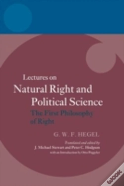 Capa do artigo Hegel: Lectures On Natural Right And Political Science