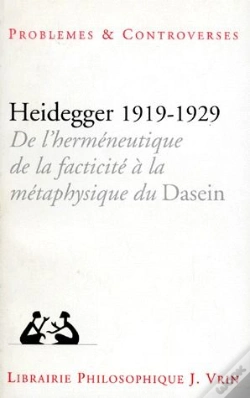 Capa do artigo Heidegger 1919-1929 ; De L'Herméneutique De La Facticité À La Métaphysique Du Dasein