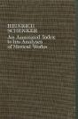 Heinrich Schenker An Annotated Index To - Preview