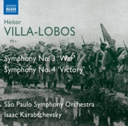 Capa do artigo Heitor Villa-Lobos: Symphony No. 3, 'War'/... - CD