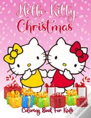 Hello Kitty Christmas Coloring Book For Kids