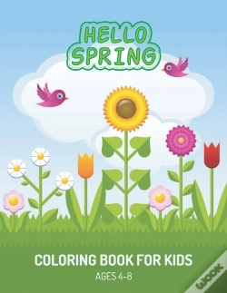 Capa do artigo Hello Spring Coloring Book For Kids Ages 4-8
