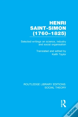 Capa do artigo Henri Saint-Simon, (1760-1825) (Rle Social Theory)
