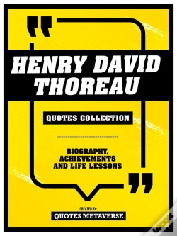 Capa do artigo Henry David Thoreau - Quotes Collection