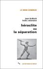 Heraclite Ou La Separation - Preview