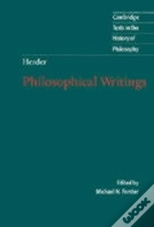 Herder: Philosophical Writings