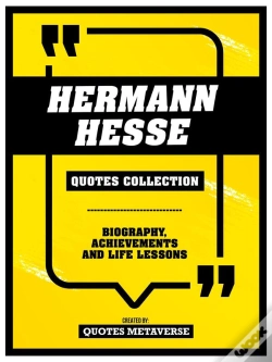 Capa do artigo Hermann Hesse - Quotes Collection