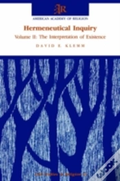 Capa do artigo Hermeneutical Inquiry: Volume 2: The Interpretation Of Existence