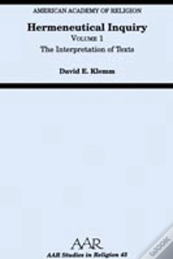 Capa do artigo Hermeneutical Inquiry: Volume I: The Interpretation Of Texts