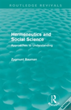 Capa do artigo Hermeneutics And Social Science (Routledge Revivals)
