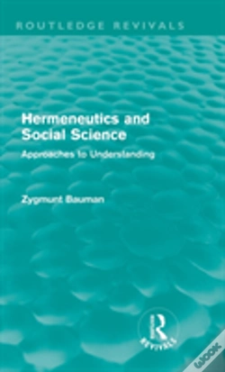 Capa do artigo Hermeneutics And Social Science (Routledge Revivals)