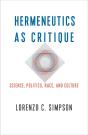 Hermeneutics As Critique - Preview