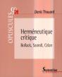 Herméneutique Critique ; Bollack, Szondi, Celan - Preview