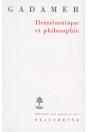 Herméneutique Et Philosophie - Preview