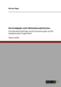 Heroinabgabe Statt Methadonsubstitution