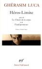 Héros Limite ; Le Chant De La Carpe ; Paralipomènes - Preview