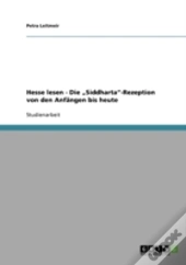 Hesse Lesen - Die Ã¢Â‚¬Å¾Siddharta