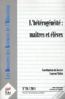 Capa do artigo Heterogeneite Maitres Et Eleves