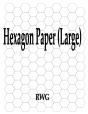 Hexagon Paper (Large) - Preview