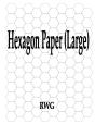 Hexagon Paper (Large) - Preview