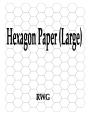 Hexagon Paper (Large) - Preview