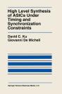 High Level Synthesis Of Asics Under Timing And Synchronization Constraints - Preview