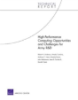 High Performance Computing Opportunities And Challenges For Army R&D - Preview