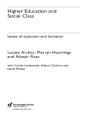 Higher Education And Social Class - Preview
