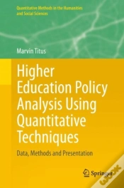 Capa do artigo Higher Education Policy Analysis Using Quantitative Techniques