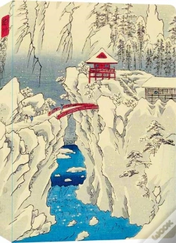 Capa do artigo Hiroshige Snow On Mt Haruna Hardcover Journal: Dotted Notebk