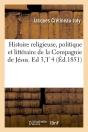Histoire Cie De Jesus Edition 3 T.4 Edition 1851 - Preview